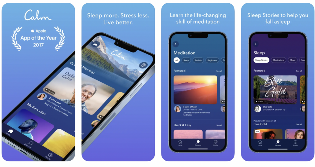 calm best app for anxiety and meditation