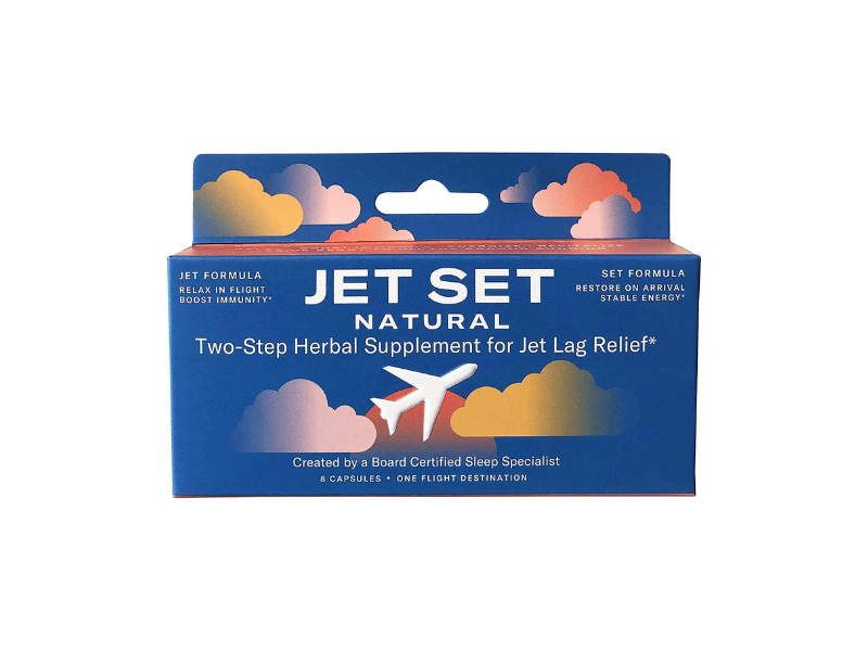 Jet Set Natural Two-Step Herbal Jet Lag Remedy