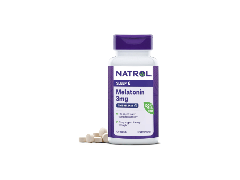 Natrol Melatonin 3 mg Time Release Tablets