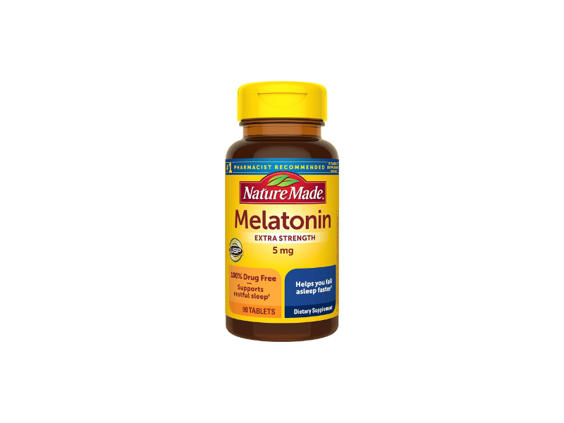 Best for Sleep Regulation: Nature Made Melatonin 5mg Extra Strength Tablets