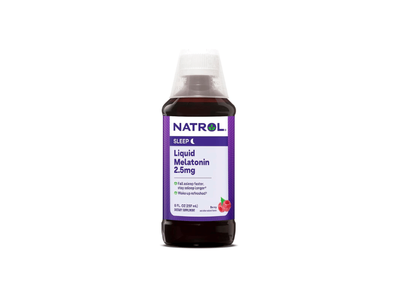 Best Liquid Formula: Natrol Liquid Melatonin 2.5mg