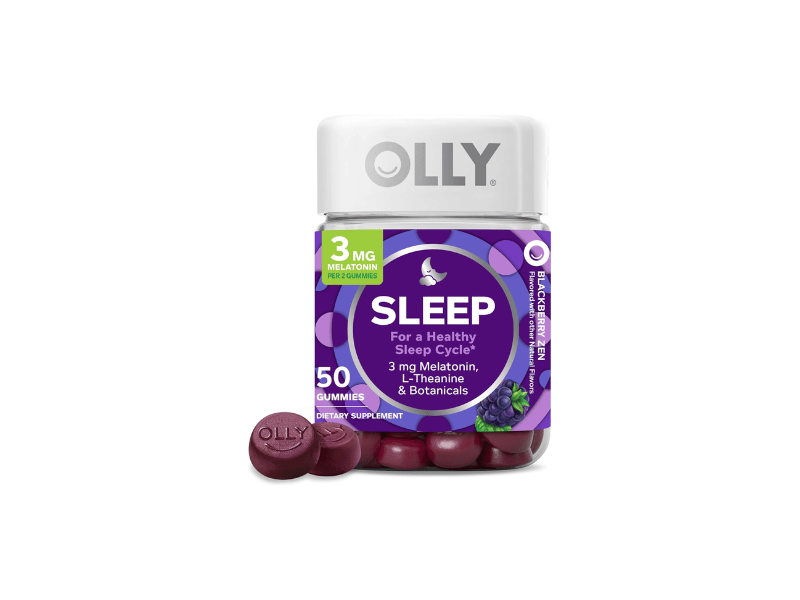 Best Gummies for Adults: OLLY 3 mg Sleep Gummies