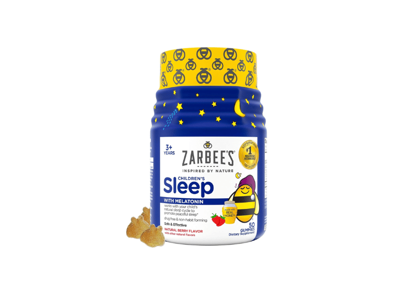 Best for Kids: Zarbee’s 1 mg Children’s Sleep with Melatonin Gummies