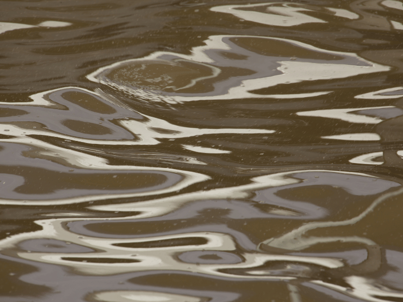 image of dirty, muddy waters
