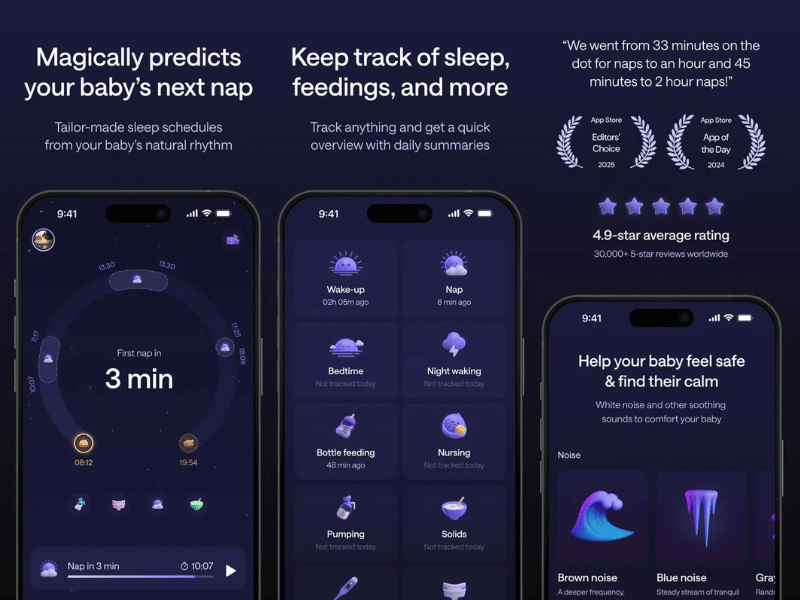 Best free sleep app for Babies: Napper: Baby Sleep Tracker