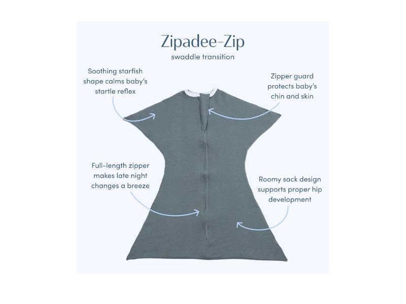 Best Transitional: Sleeping Baby Zipadee-Zip Transition Swaddle