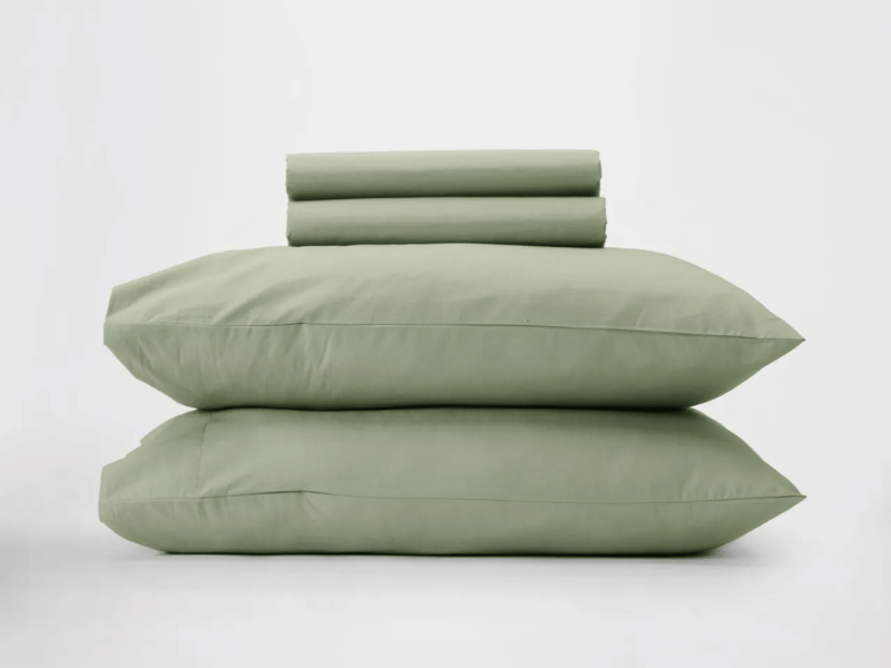 Best Cotton Option: Silk and Snow Percale Bed Sheets, best cooling sheets for hot sleepers